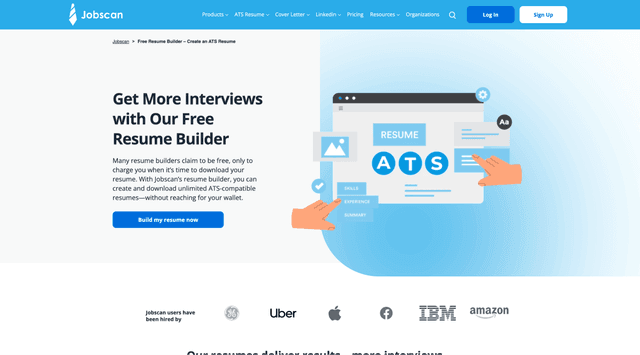 Jobscan Resume Builder